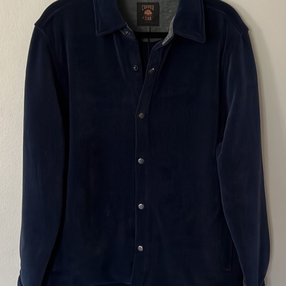 NWT, Cooper & Oak Men’s Jacket, Size Large, Navy